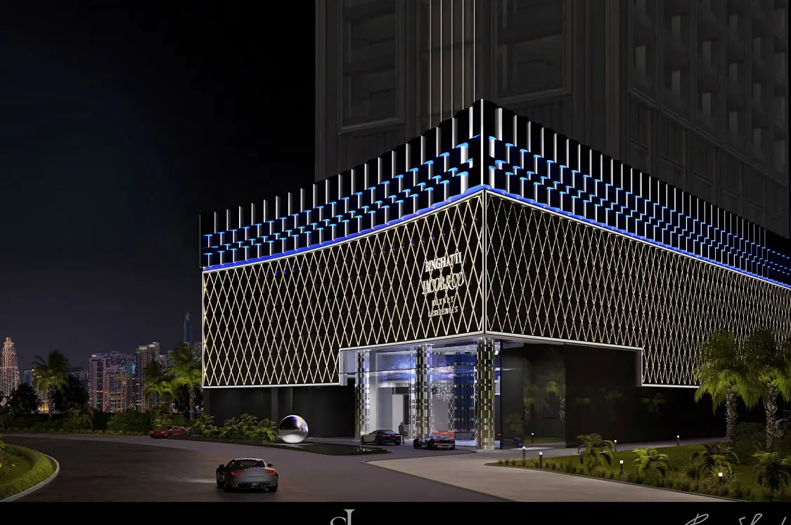 Burj Binghatti Jacob and Co 住宅区