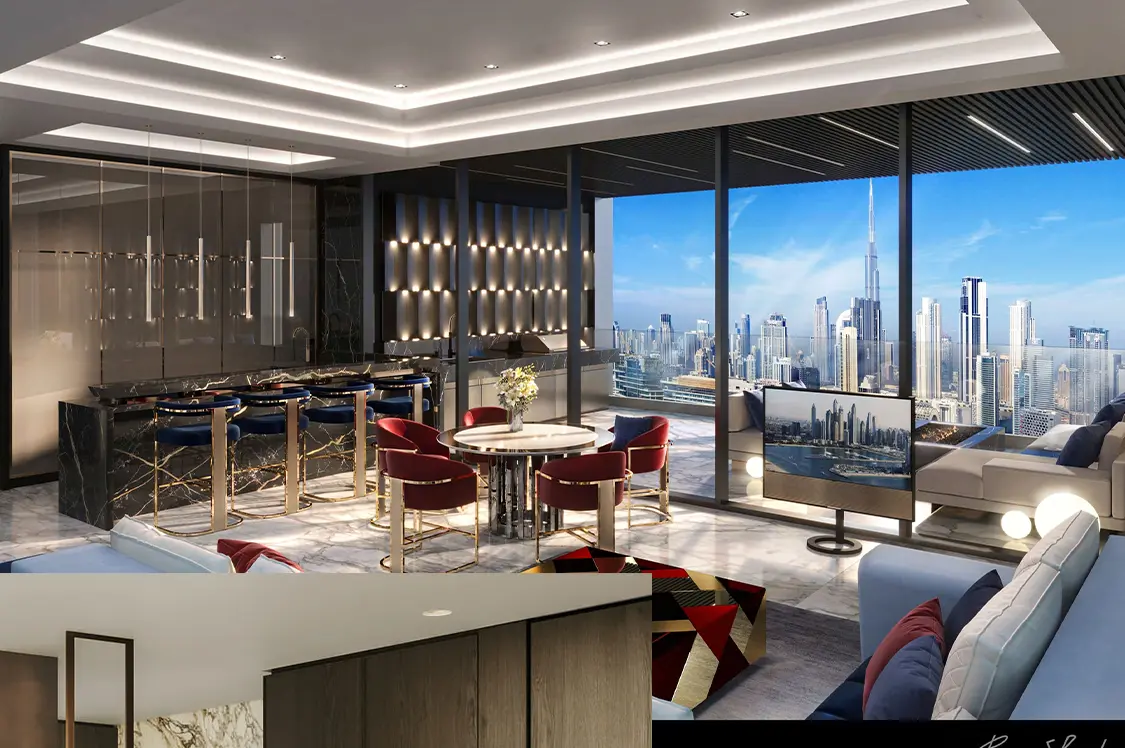 Burj Binghatti Jacob and Co 住宅区