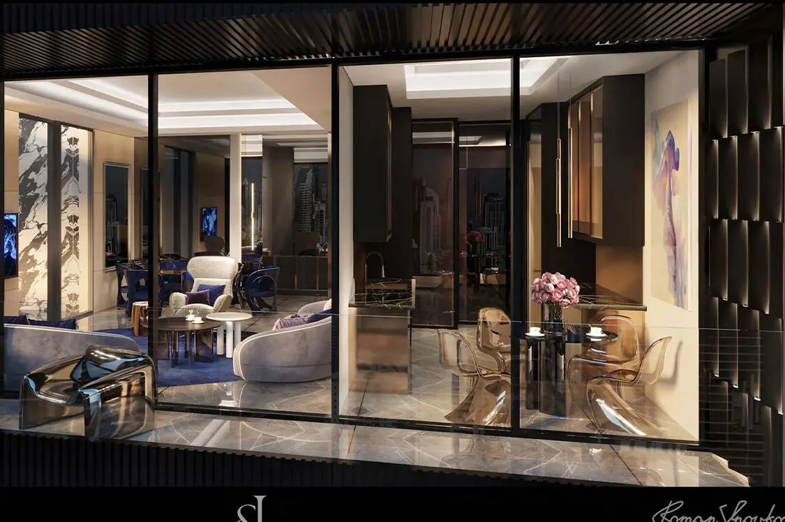 Burj Binghatti Jacob and Co 住宅区