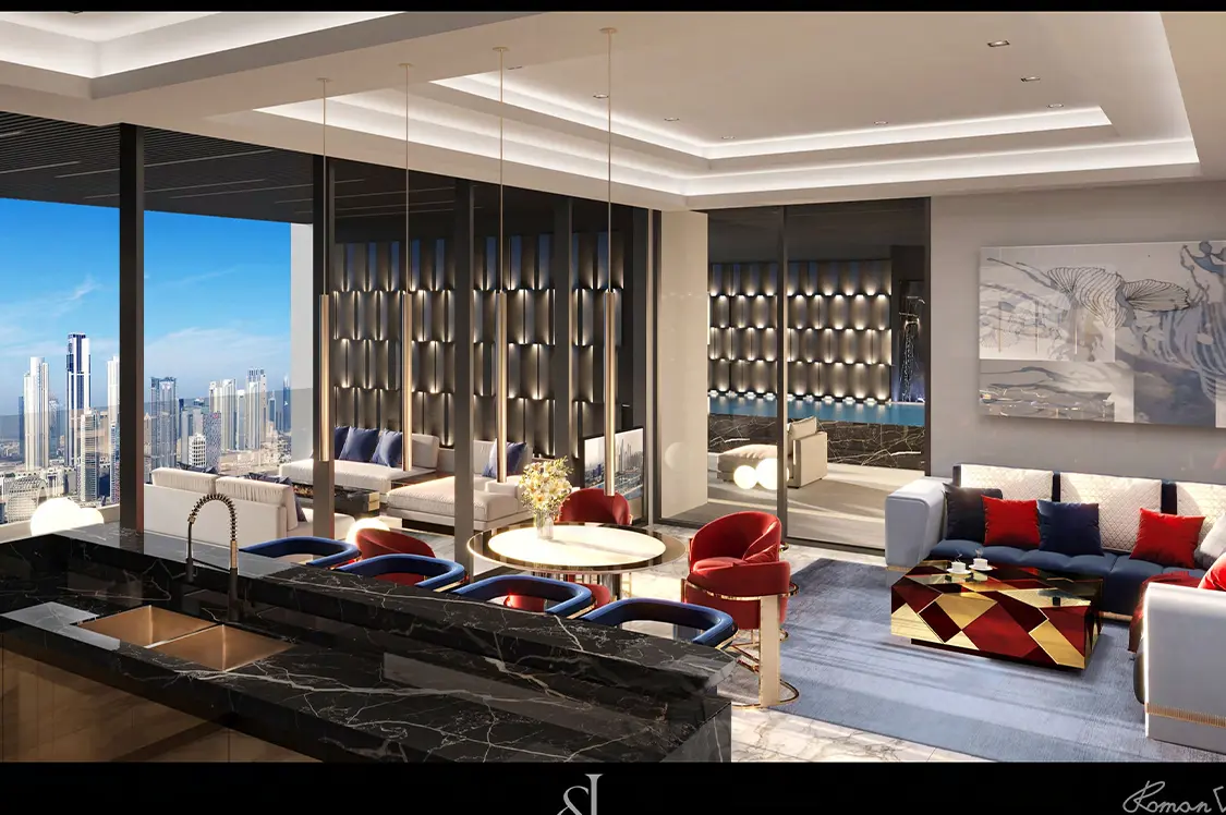 Burj Binghatti Jacob and Co 住宅区