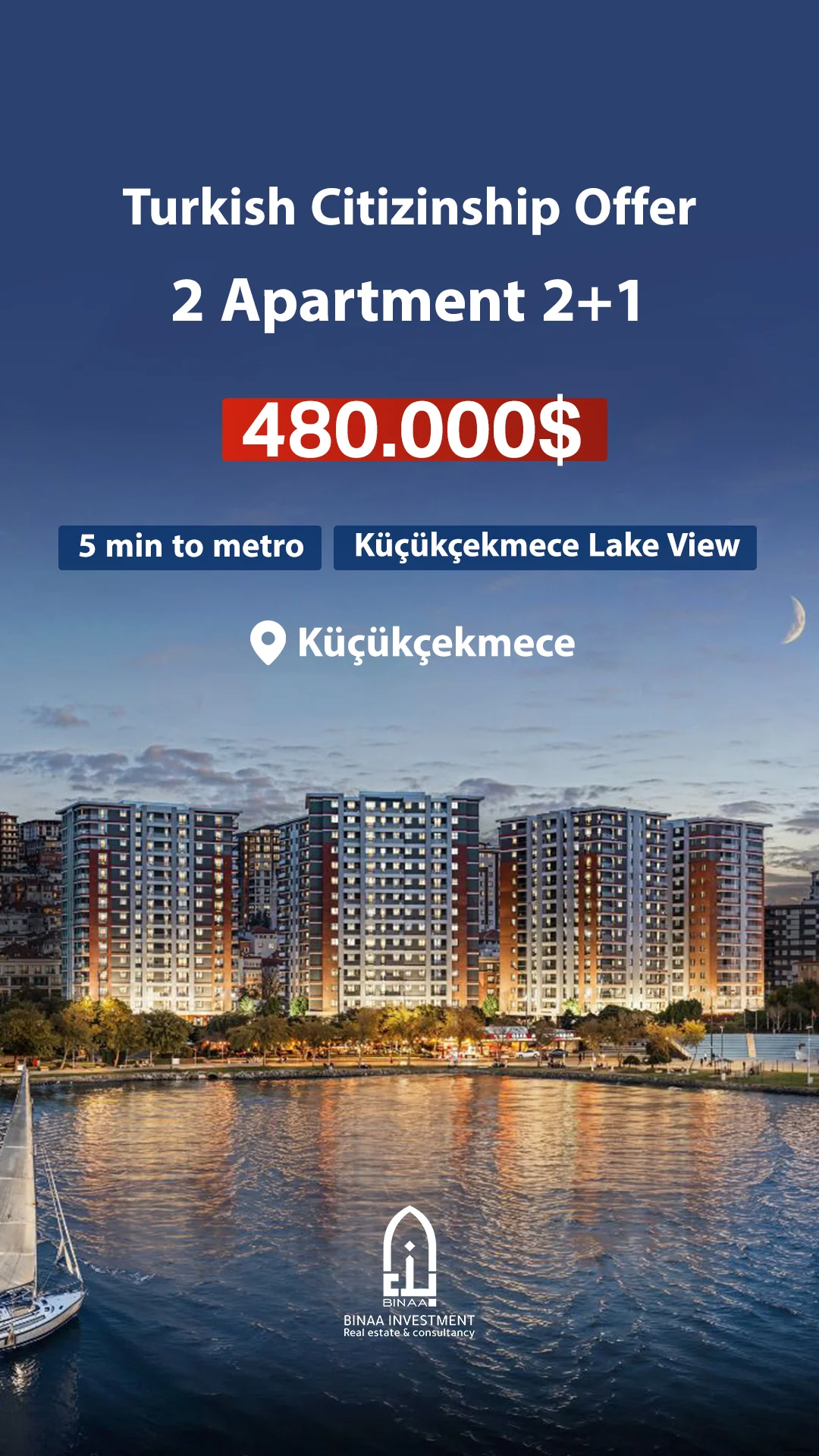 Turkish citizenship offer in Kucukcekmece