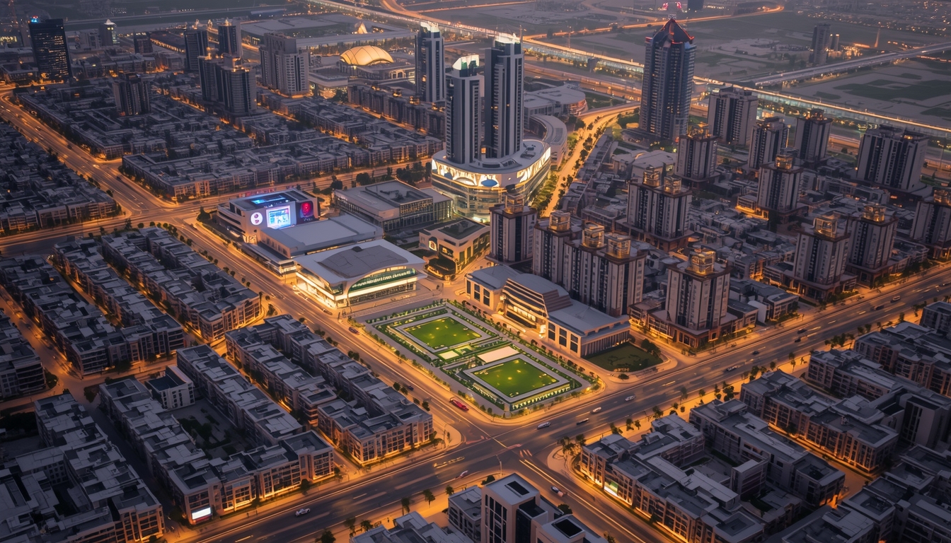 Район Dubai Residence Complex