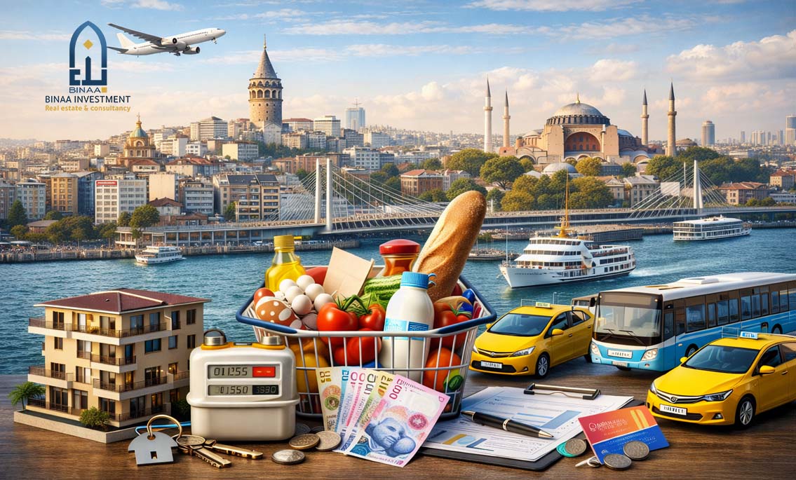 2026年伊斯坦布尔生活成本：房租、食品、交通和水电煤气费