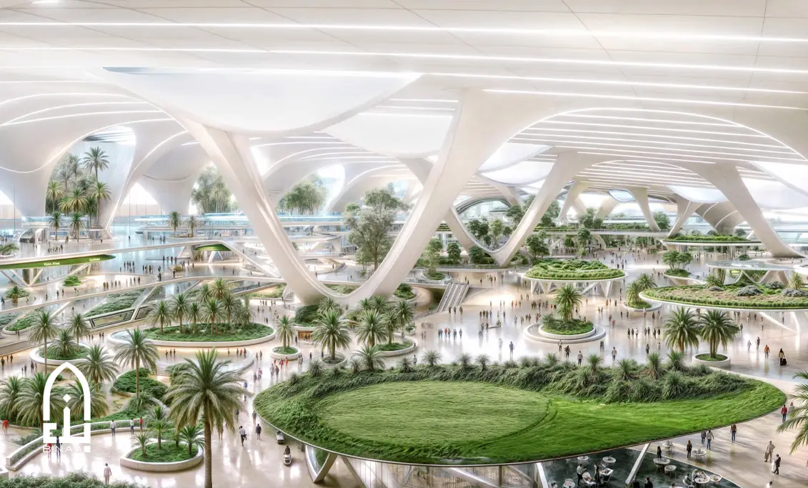 التصاميم الهندسية مطار آل مكتوم دبي